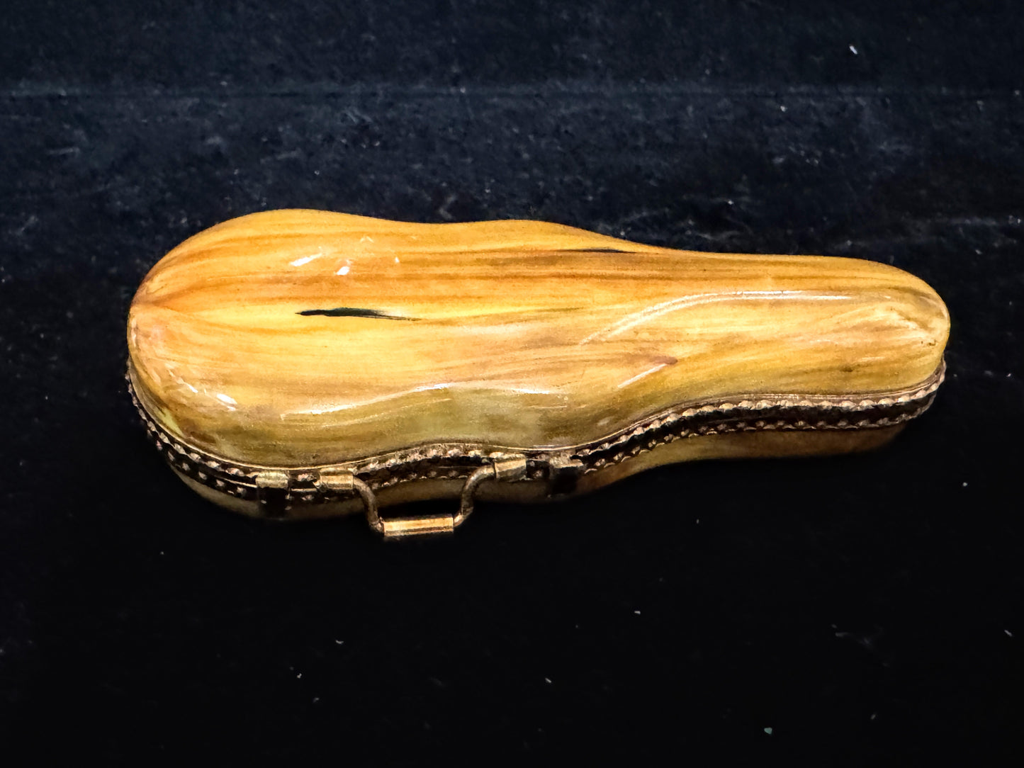 Limited Edition Limoges Violin Case Trinket mini Violin Peint Main 34/250 A1112
