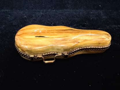 Limited Edition Limoges Violin Case Trinket mini Violin Peint Main 34/250 A1112