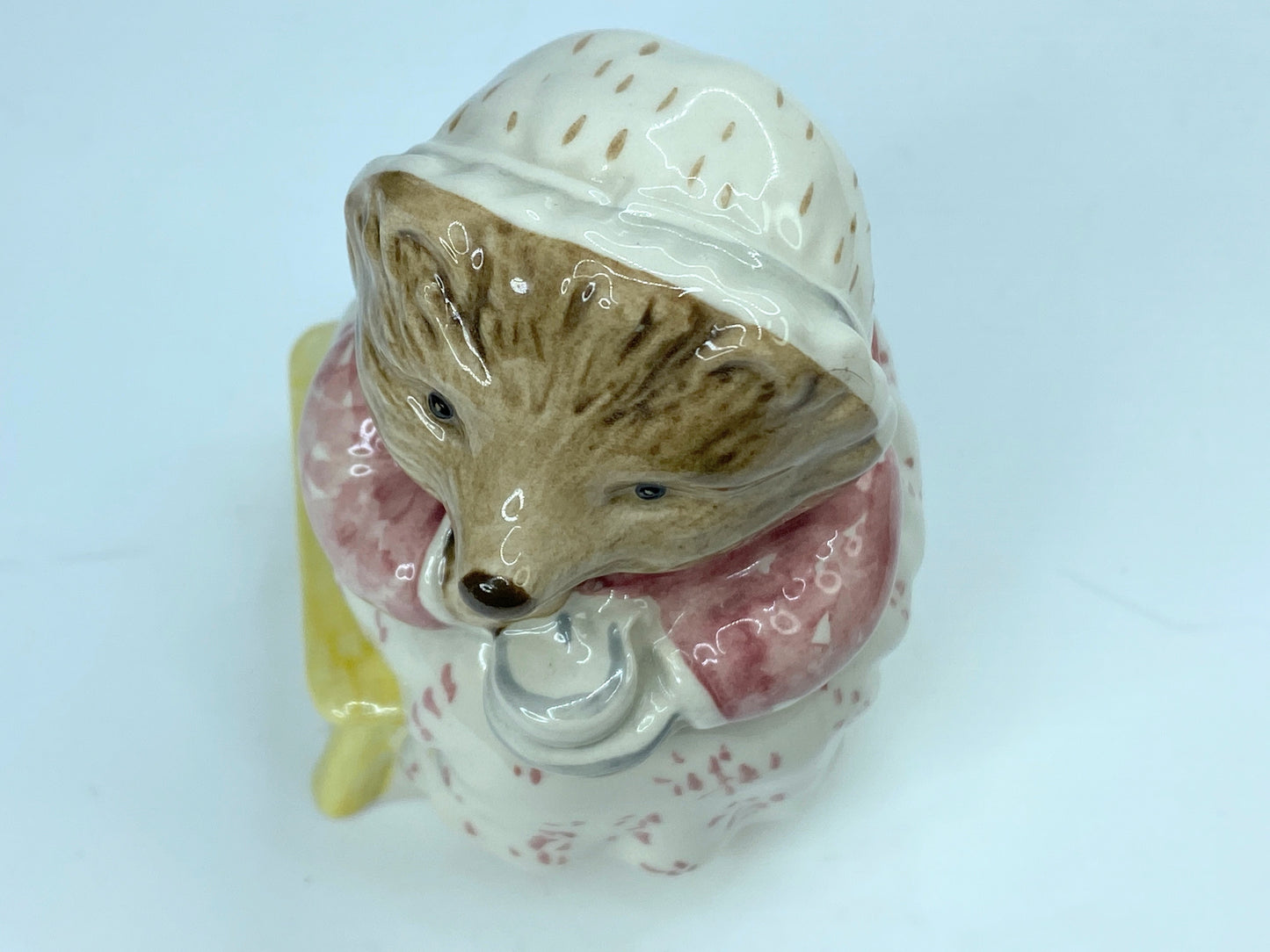 Mrs. Tiggy Winkle Takes Tea- Beatrix Potter Figurine by Royal Albert A89