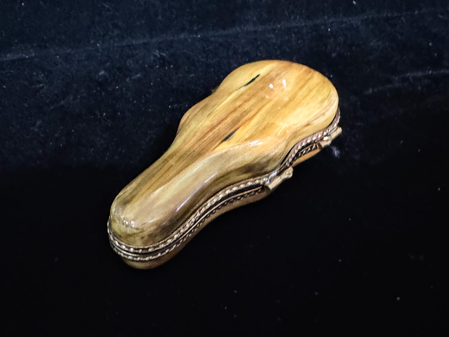 Limited Edition Limoges Violin Case Trinket mini Violin Peint Main 34/250 A1112