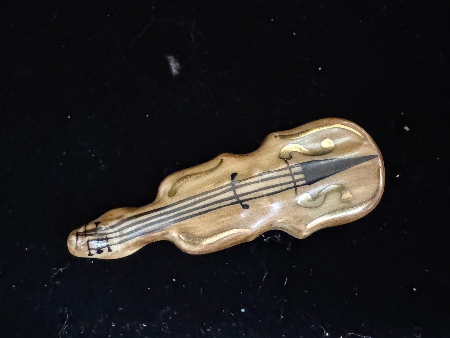 Limited Edition Limoges Violin Case Trinket mini Violin Peint Main 34/250 A1112