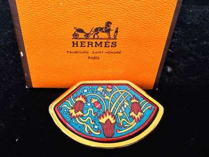 Vintage Hermès Enamel Fireworks Brooch Pin Made in France GS840