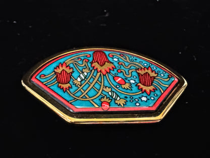 Vintage Hermès Enamel Fireworks Brooch Pin Made in France GS840