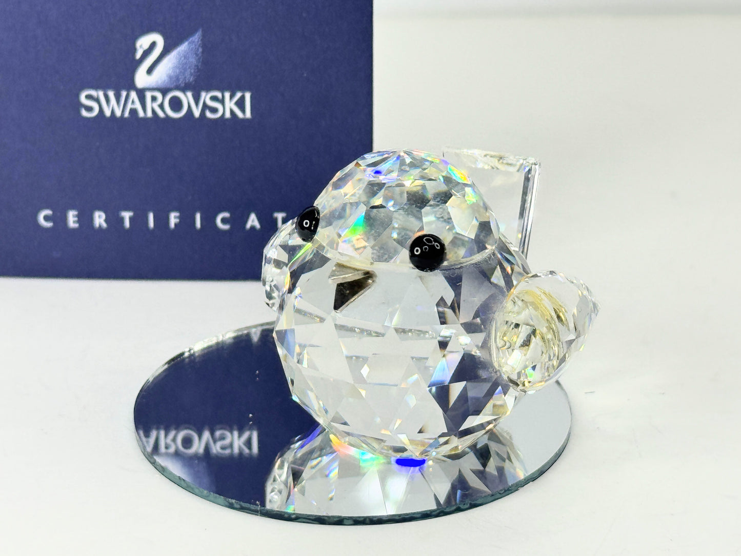 Swarovski Silver Crystal Figurine LARGE SPARROW mint in box S187
