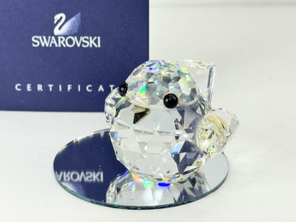 Swarovski Silver Crystal Figurine LARGE SPARROW mint in box S187