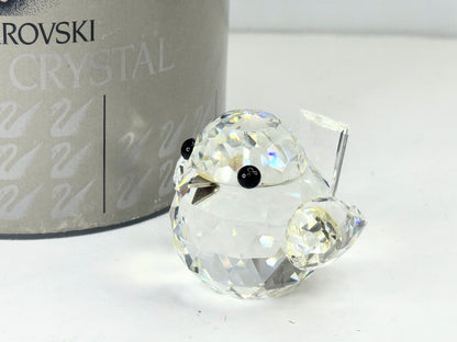 Swarovski Silver Crystal Figurine LARGE SPARROW mint in box S187