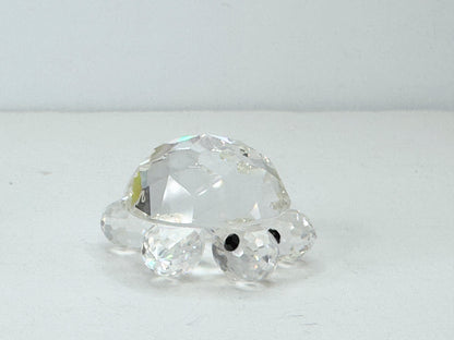 Swarovski Crystal Small TURTLE Tortoise Figurine Mint Display mirror, COA S189