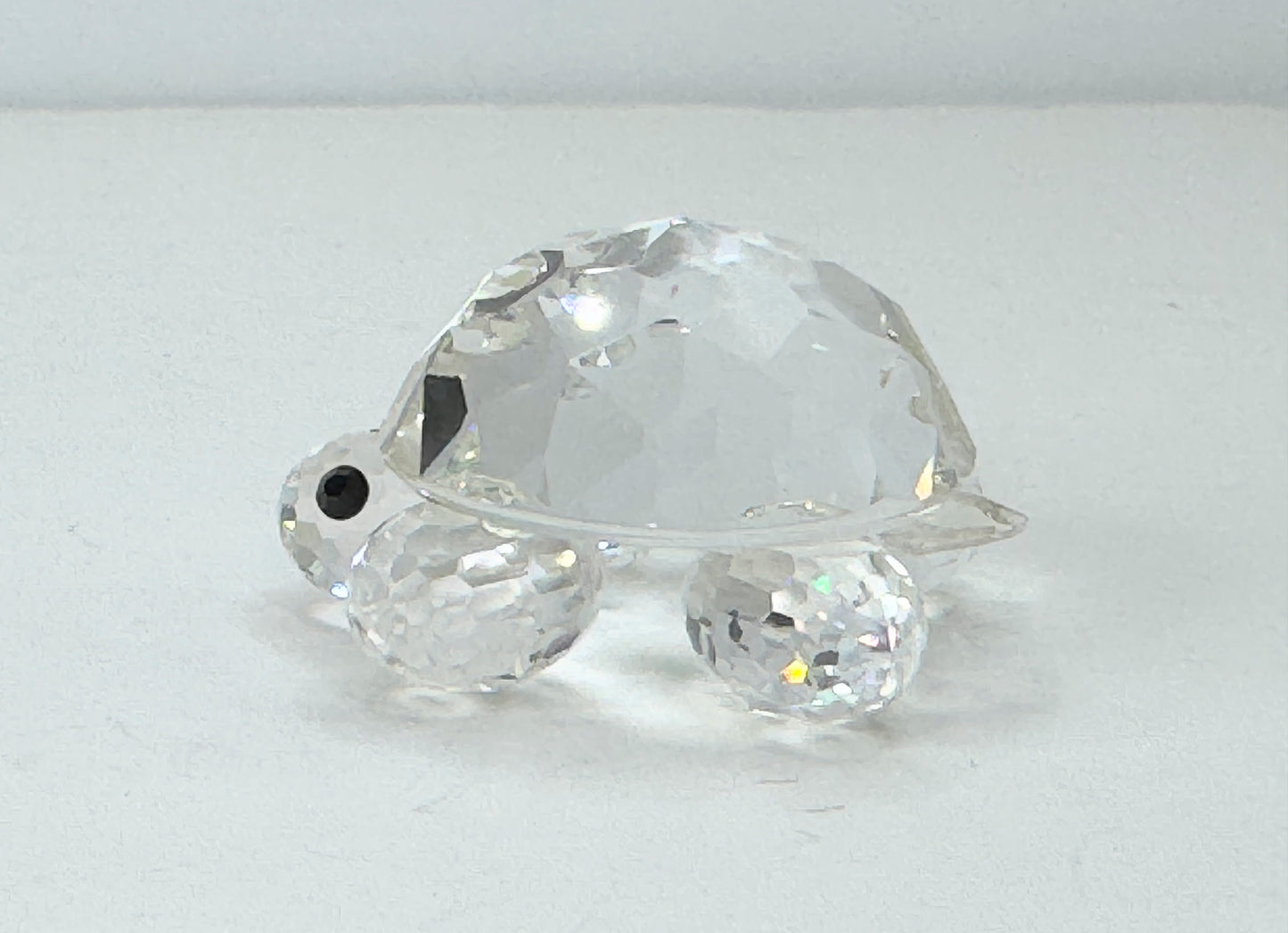 Swarovski Crystal Small TURTLE Tortoise Figurine Mint Display mirror, COA S189