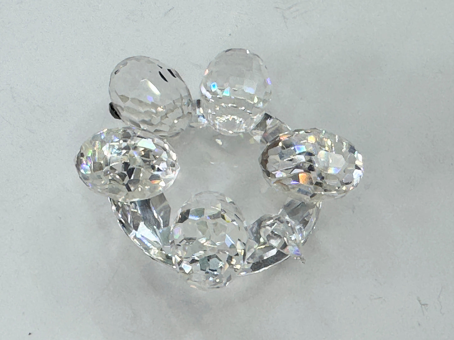 Swarovski Crystal Small TURTLE Tortoise Figurine Mint Display mirror, COA S189