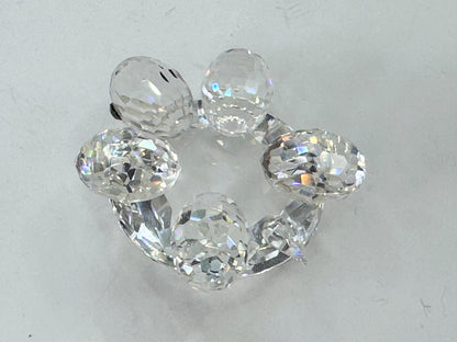 Swarovski Crystal Small TURTLE Tortoise Figurine Mint Display mirror, COA S189