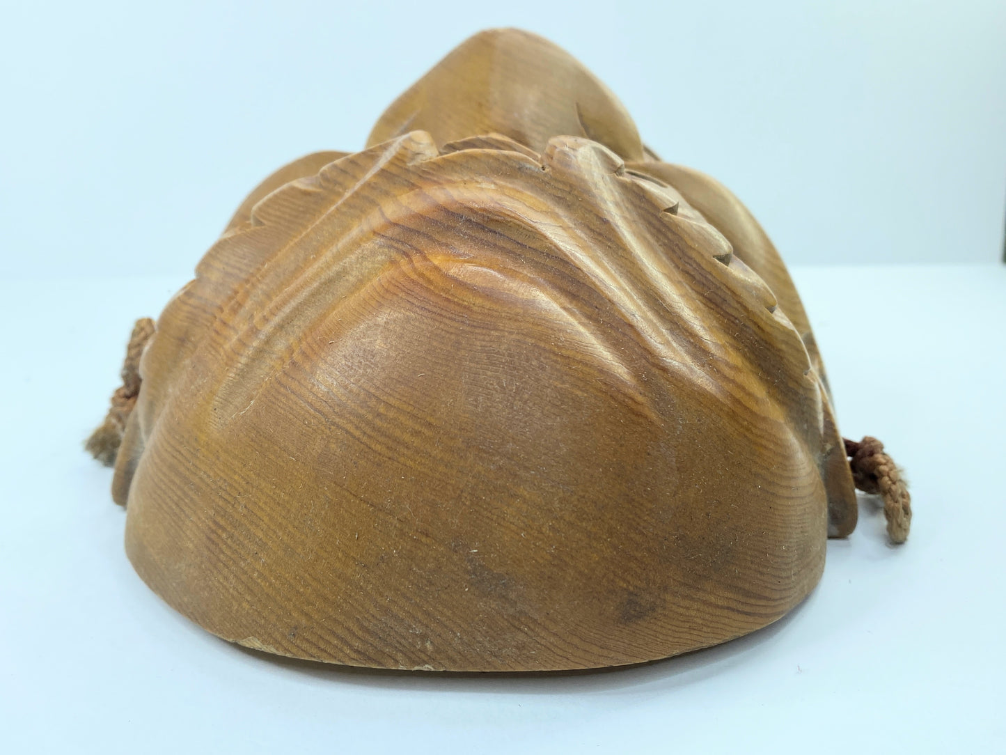 Vintage Hand-Carved Wooden Oni Mask – Japanese-Style Folk Art, c. 1950–1970 A606