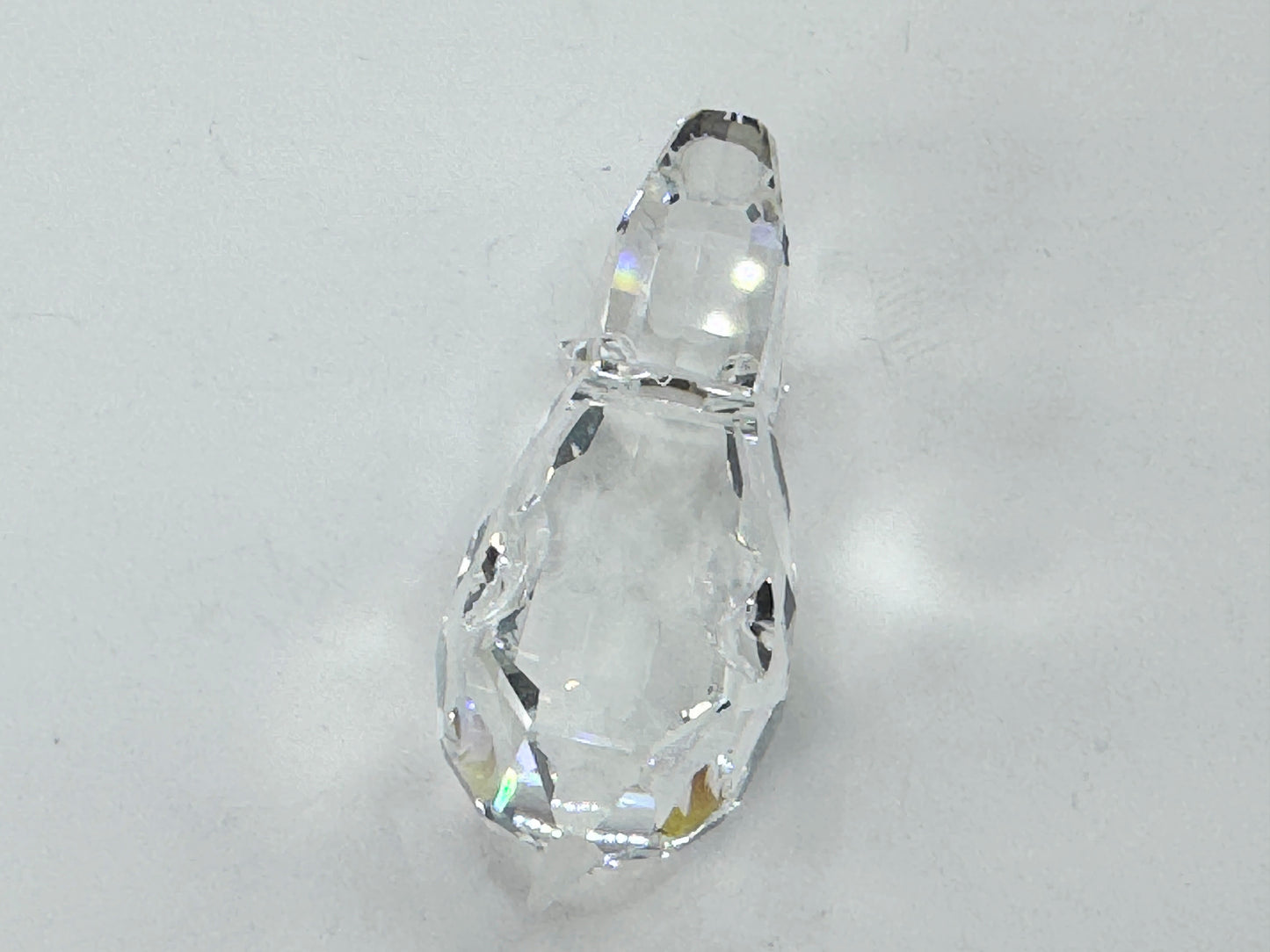 Swarovski Small Rhino Crystal Figurine 2 3/8" Mint w/Mirror COA S191