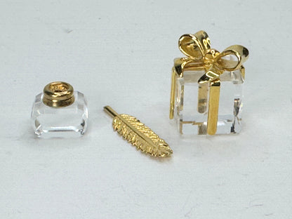 Swarovski Crystal Memories Inkwell/quill pen, Special treasure box S192