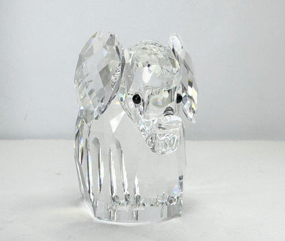 Swarovski Crystal Baby Elephant with Metal Tail 7640 2.5" Mint in box S195