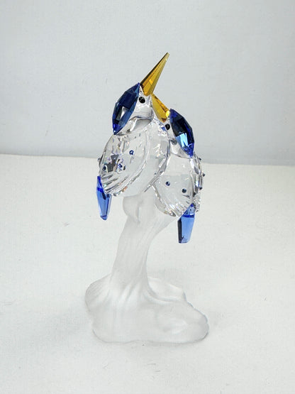 Swarovski Kingfishers Figurine Branch Base Crystal mint in box S196