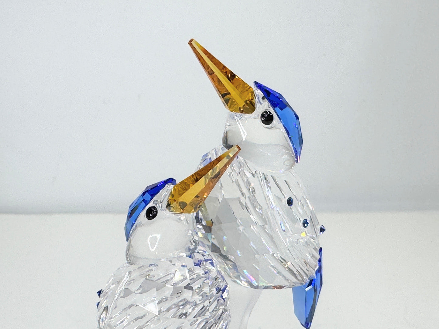 Swarovski Kingfishers Figurine Branch Base Crystal mint in box S196