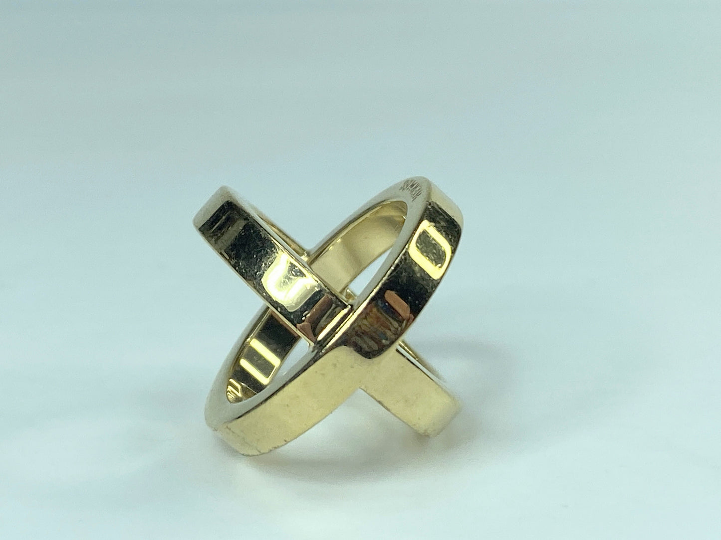 Hermes Scarf Ring Cosmos Gold Good authentic GS438