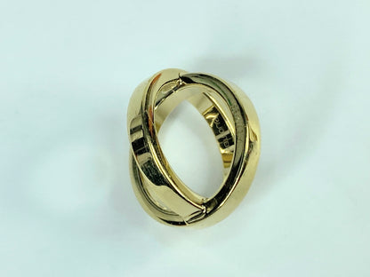Hermes Scarf Ring Cosmos Gold Good authentic GS438