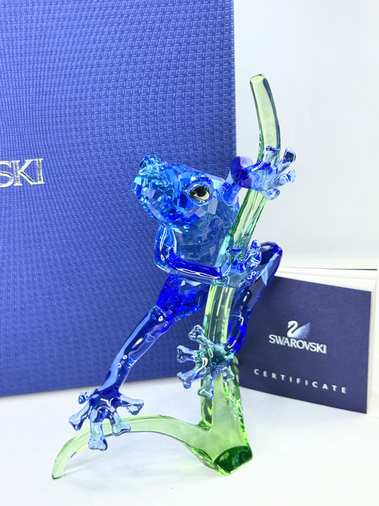 Swarovski crystal Paradise animals-Frog on branch 5239716 Mint in box S198