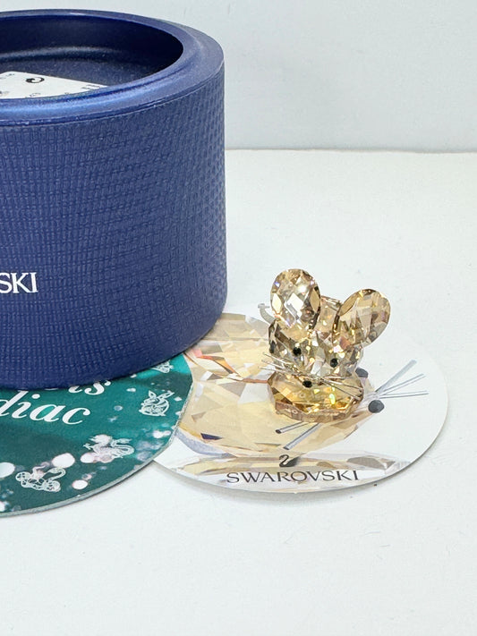 Swarovski Zodiac Replica Mouse - Limited Edition 2016 - Golden Shadow MIB S201