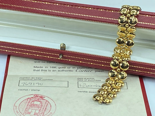 Cartier Honeymoon®️ reversible 18K white & Yellow gold bracelet