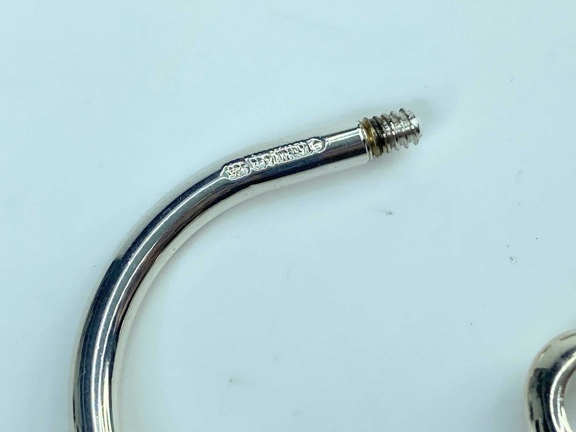 TIFFANY & CO 925 Sterling Silver Home Key Ring in box authentic JR550