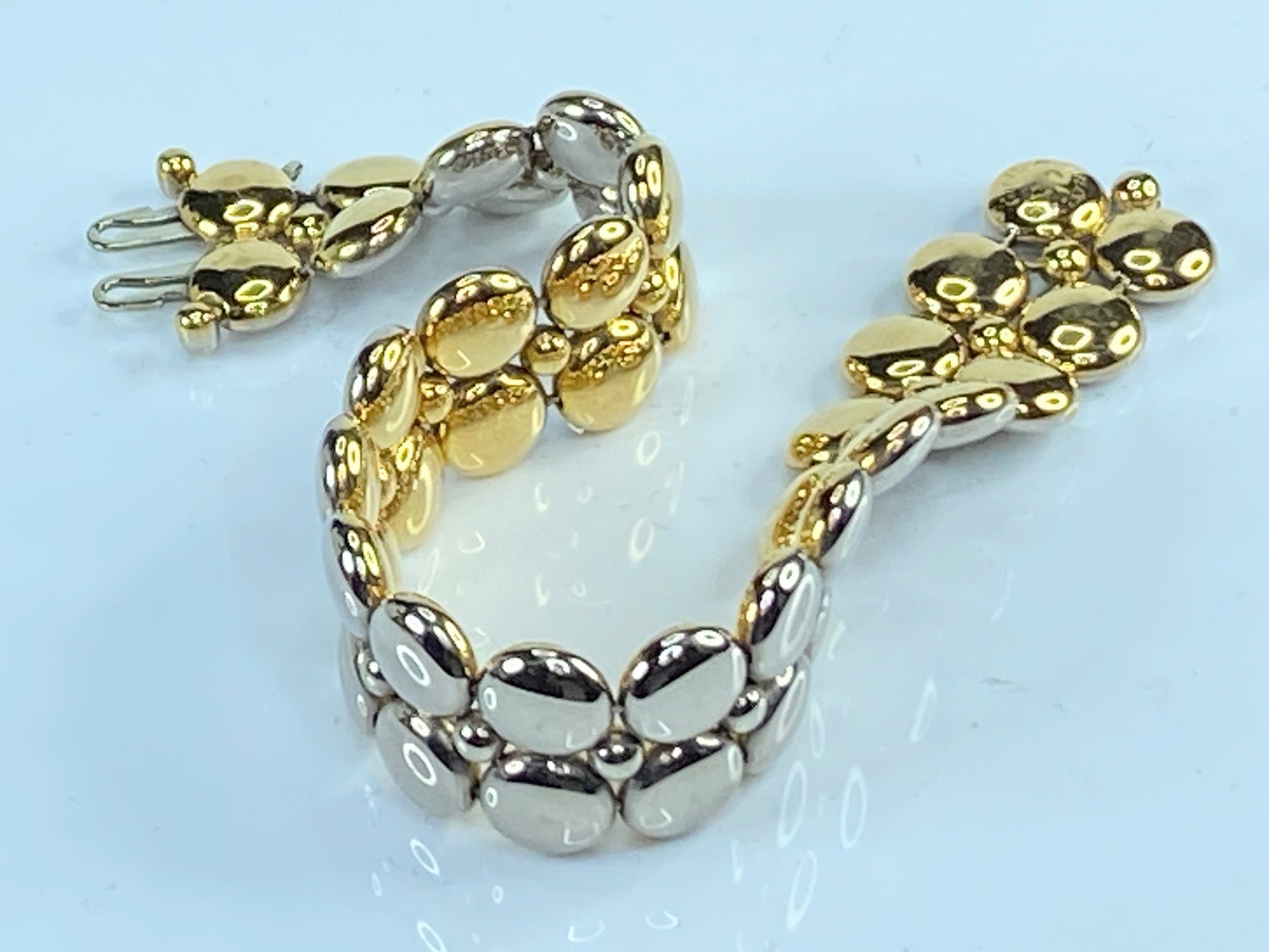 Cartier Honeymoon®️ reversible 18K white & Yellow gold bracelet