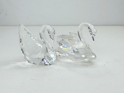 Swarovski Crystal A pair of Swans figurine, MIB S204