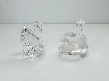Swarovski Crystal A pair of Swans figurine, MIB S204