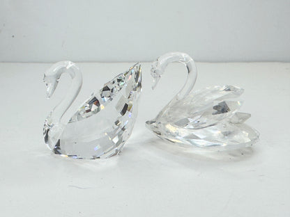 Swarovski Crystal A pair of Swans figurine, MIB S204