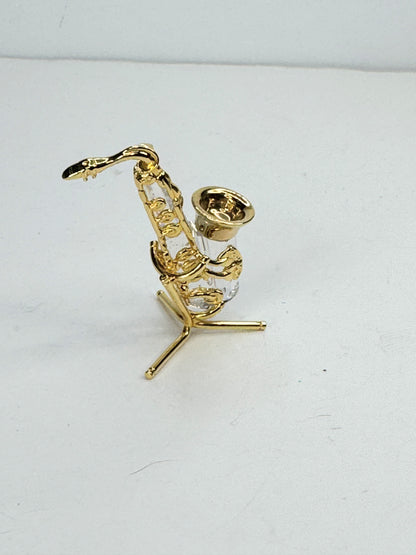 Swarovski Crystal Memories Saxophone figurine Mint in box S205