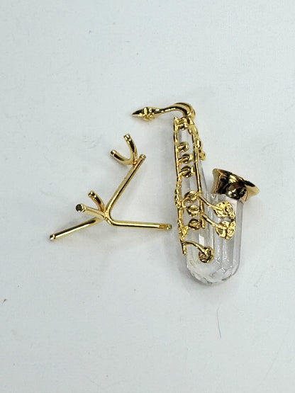 Swarovski Crystal Memories Saxophone figurine Mint in box S205