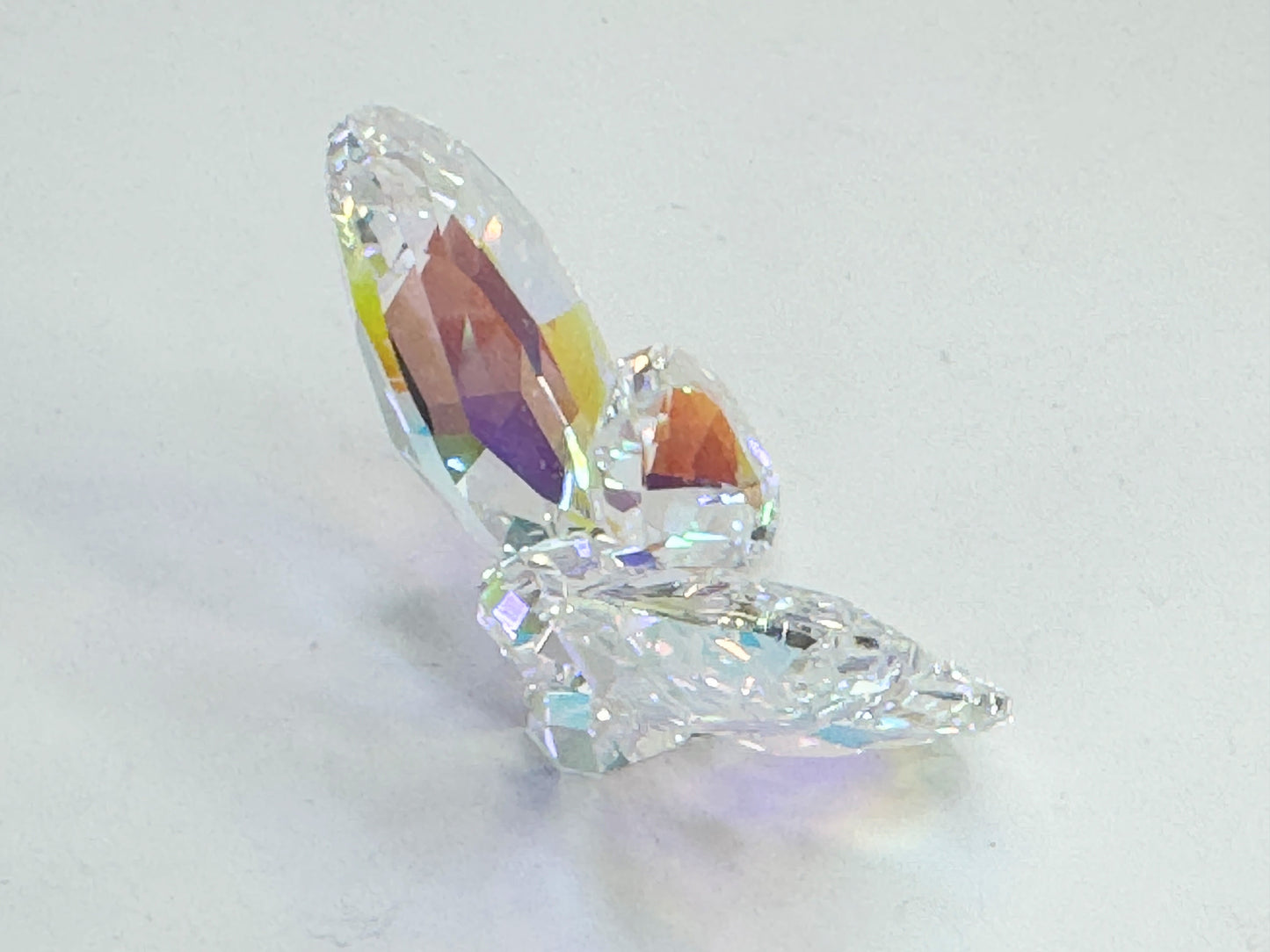 Swarovski Aurora Borealis Brilliant Butterfly COA mint Displayed mirror S208