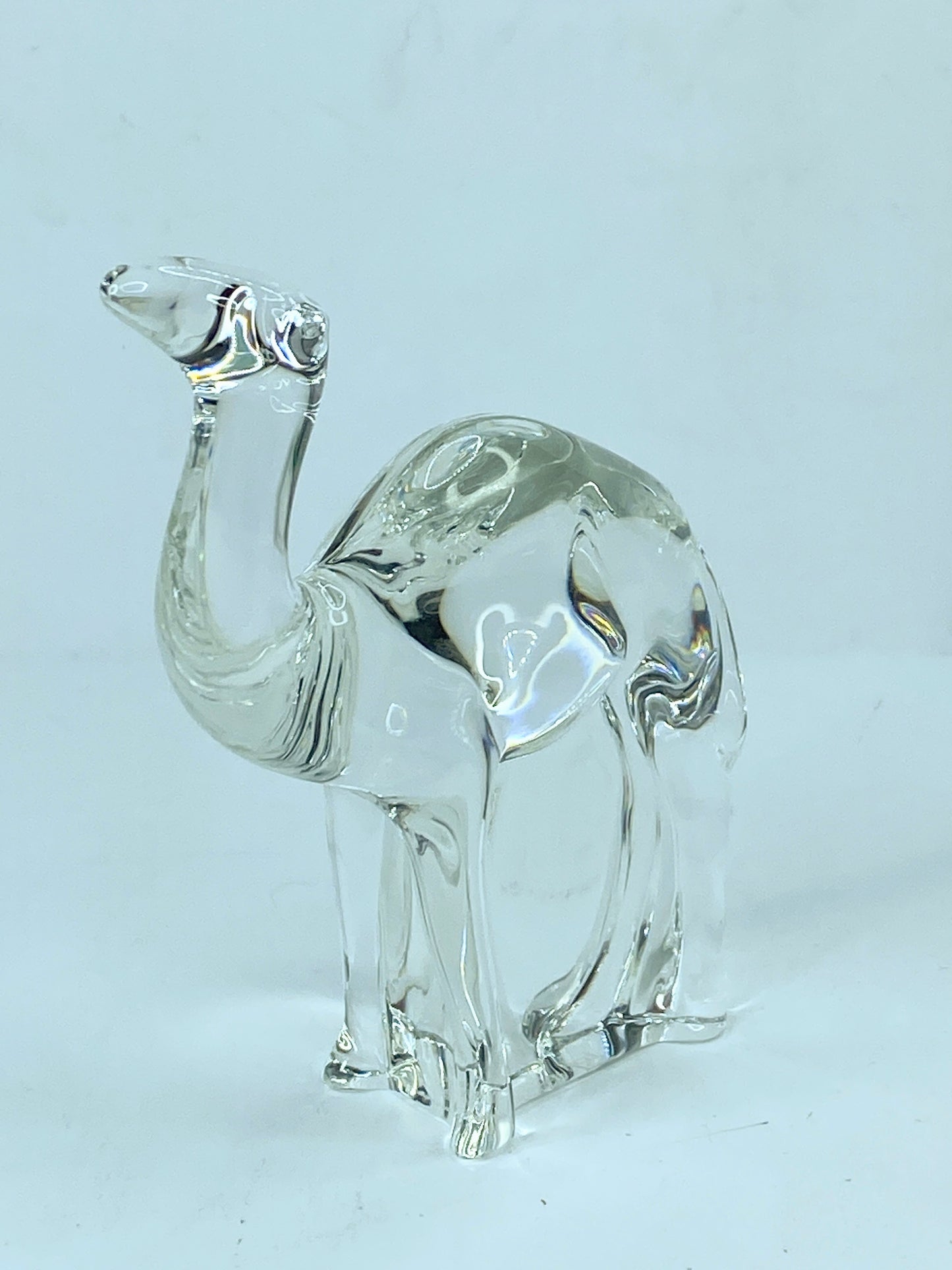 Baccarat Crystal Figurine Paperweight/Sculpture Noah's Ark Dromedary Camel A620