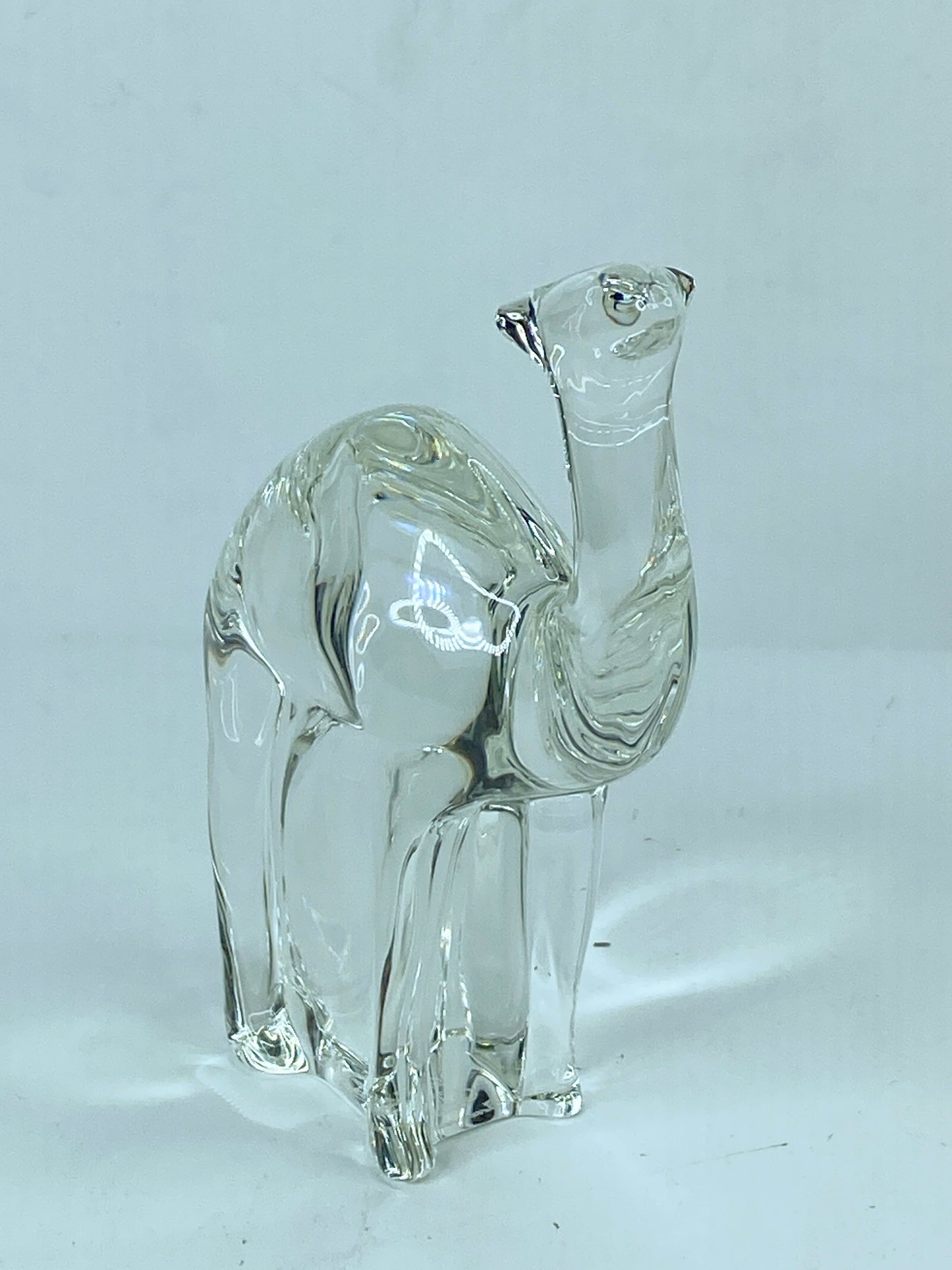 Baccarat Crystal Figurine Paperweight/Sculpture Noah's Ark Dromedary Camel A620