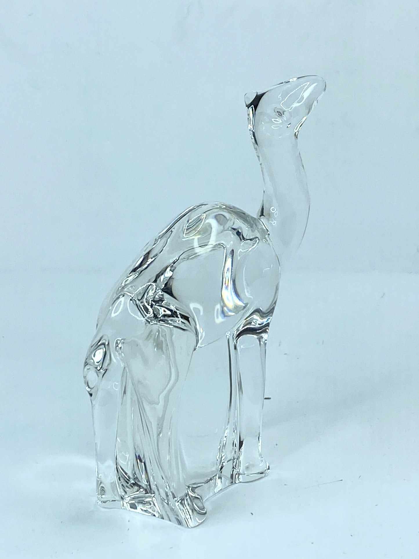 Baccarat Crystal Figurine Paperweight/Sculpture Noah's Ark Dromedary Camel A620