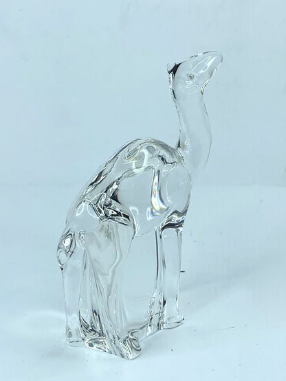 Baccarat Crystal Figurine Paperweight/Sculpture Noah's Ark Dromedary Camel A620