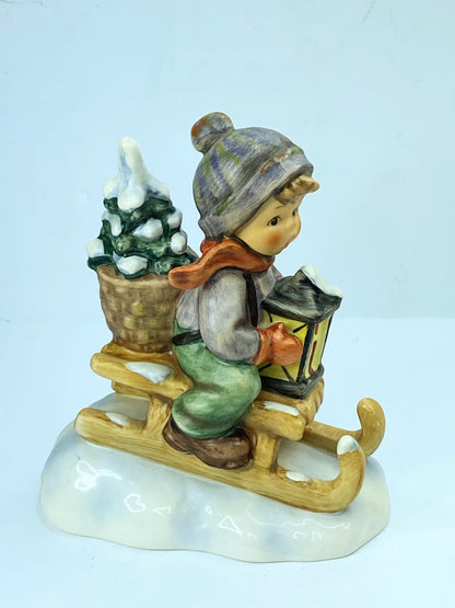 Vintage Original Hummel Goebel Figurine 396 2/0 Ride Into Christmas w/box A621