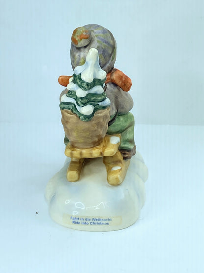 Vintage Original Hummel Goebel Figurine 396 2/0 Ride Into Christmas w/box A621