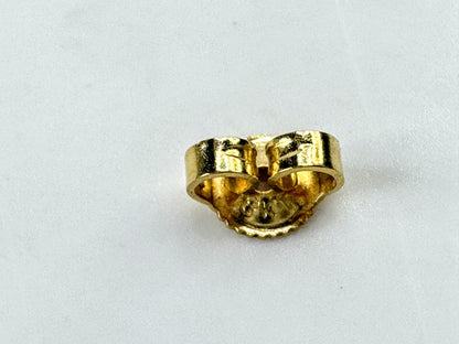 Vintage Mikimoto 18K Gold 7.25mm Akoya Pearl Stud Earrings JR1808