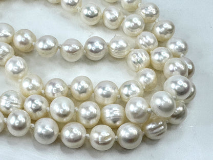 Vintage Endless Cultured 6.7mm Pearl Necklace 24.0" JR1809