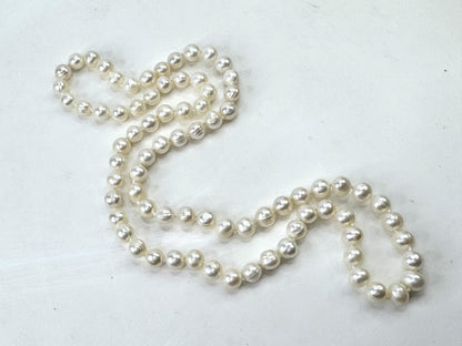 Vintage Endless Cultured 6.7mm Pearl Necklace 24.0" JR1809