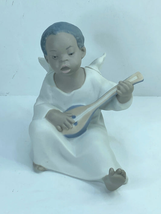 Rare Lladro Black Legacy "Angel" Home Office Porcelain Collectible Figurine A297