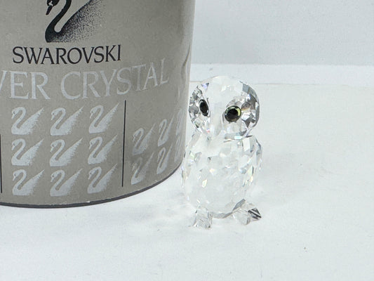 Swarovski Silver Crystal Owlet figurine, mint in box, S221