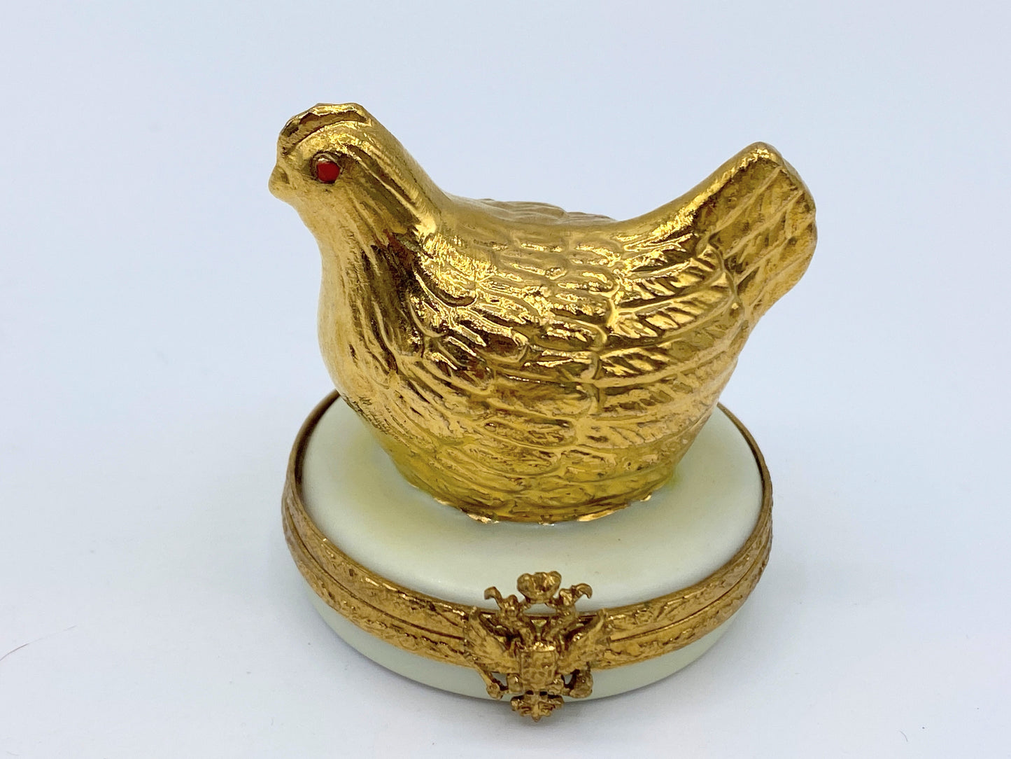 LImoges for Faberge Imperial France Hatching Golden han trinket