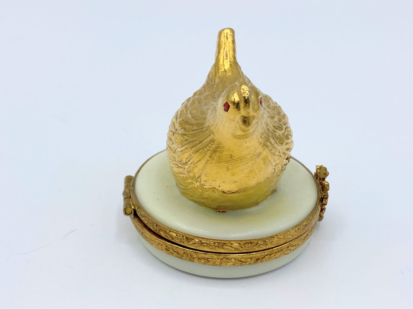 LImoges for Faberge Imperial France Hatching Golden han trinket