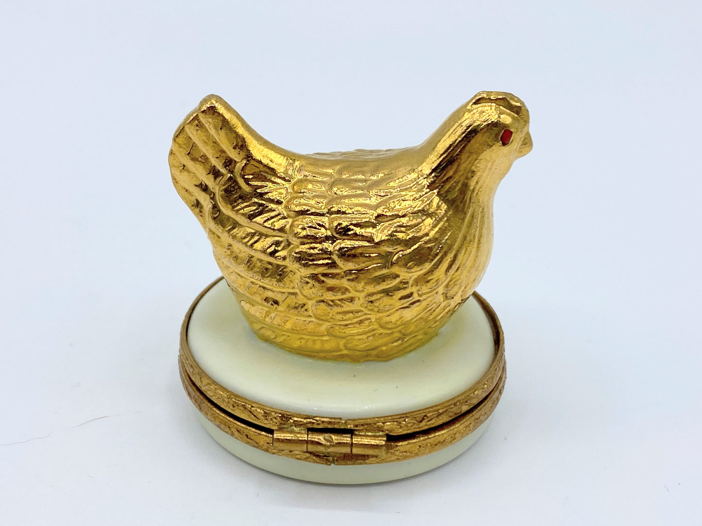 LImoges for Faberge Imperial France Hatching Golden han trinket