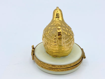 LImoges for Faberge Imperial France Hatching Golden han trinket