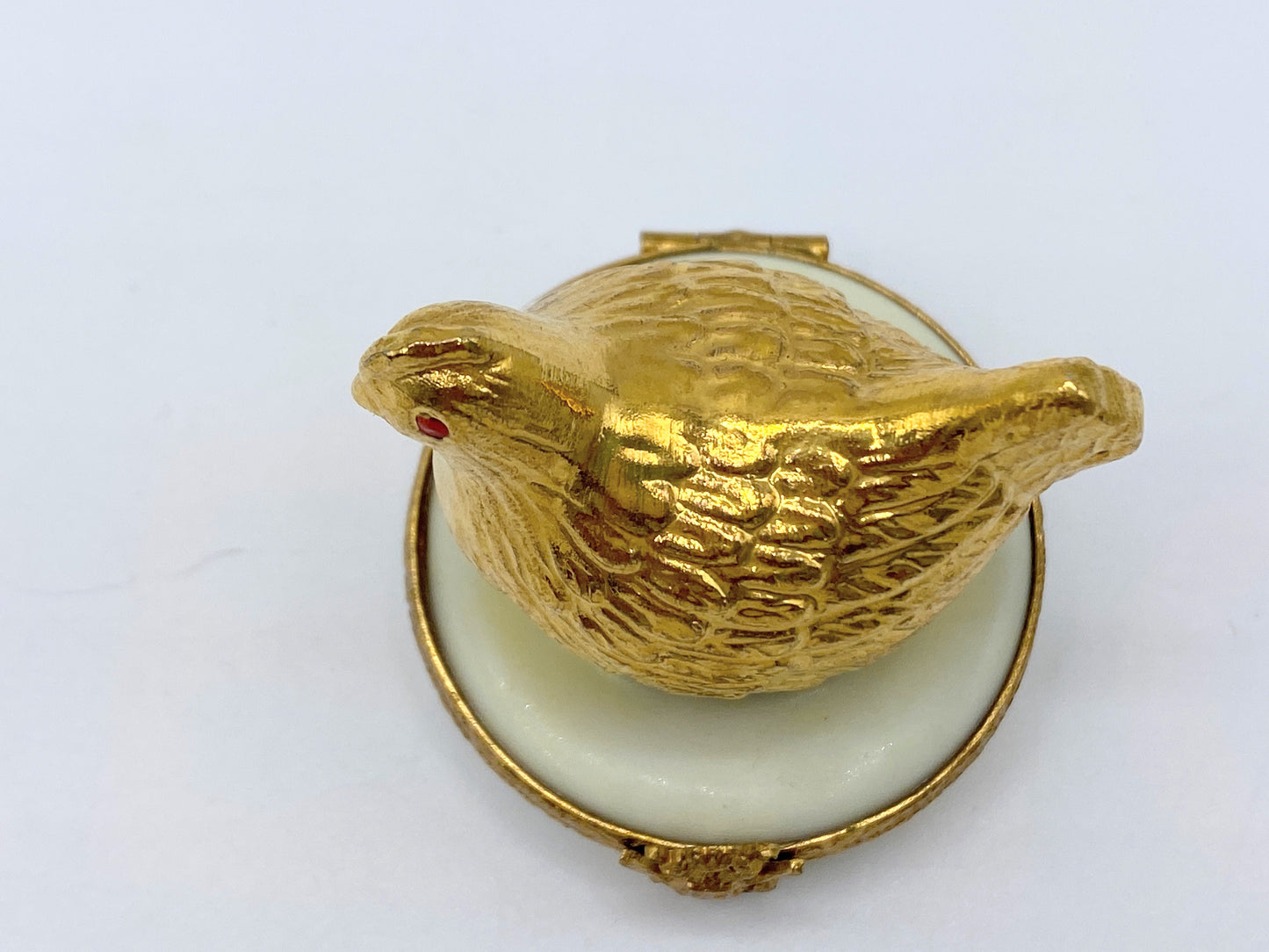 LImoges for Faberge Imperial France Hatching Golden han trinket