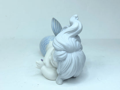 LLADRÓ Day-Dreaming at Sea Mermaid Figurine. Porcelain Mermaid Figure A624